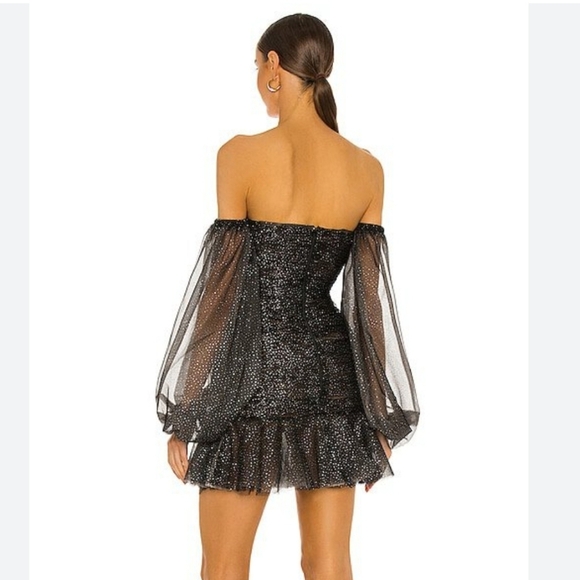 Bronx and Banco black tulle mini corset dress - Picture 2 of 10